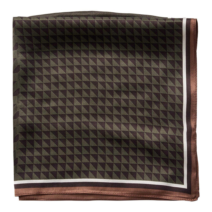 ShilaCC Silk Scarf, Brown