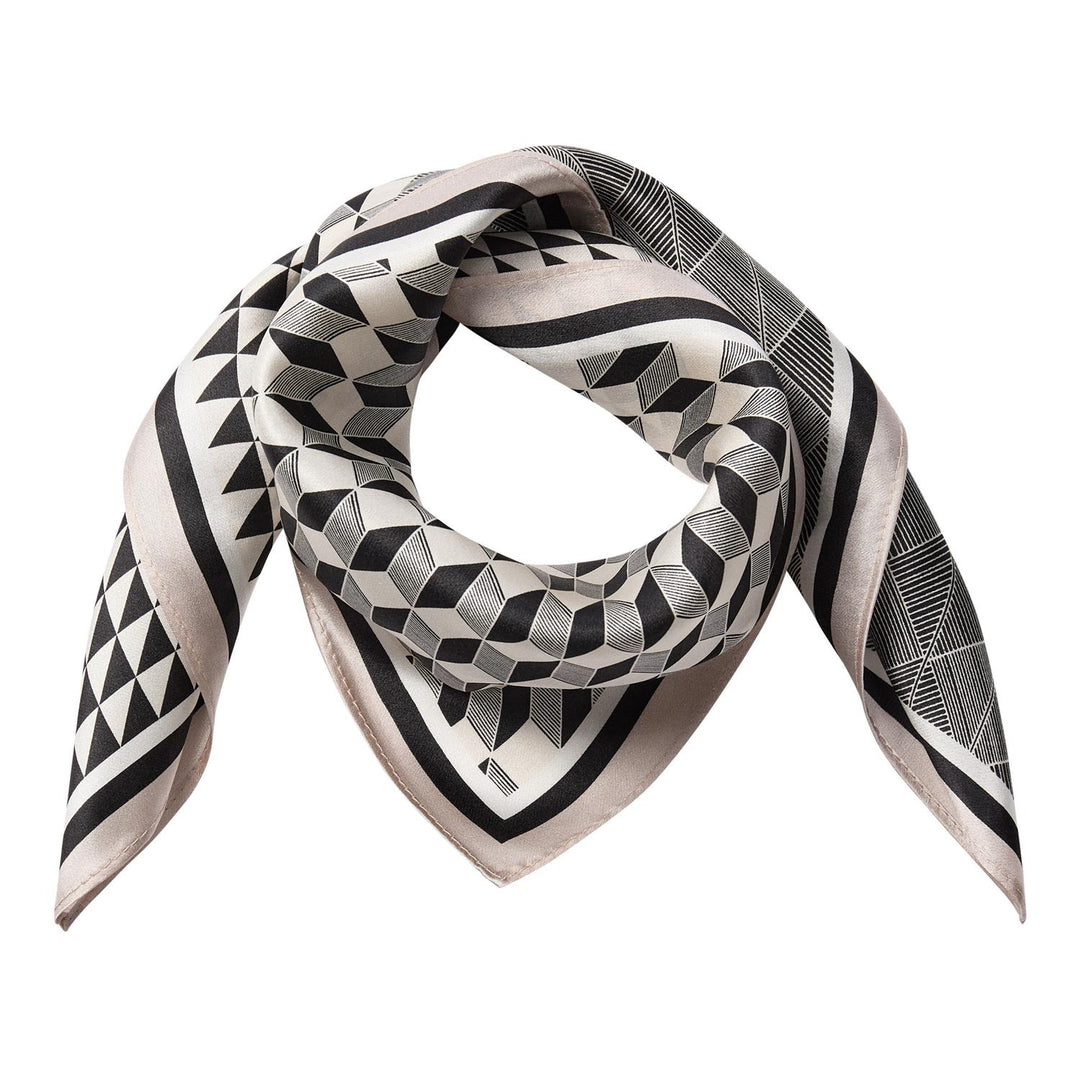 ShilaCC Silk Scarf, Mink