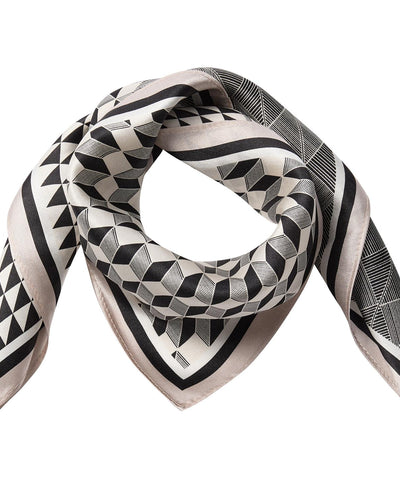 ShilaCC Silk Scarf, Mink