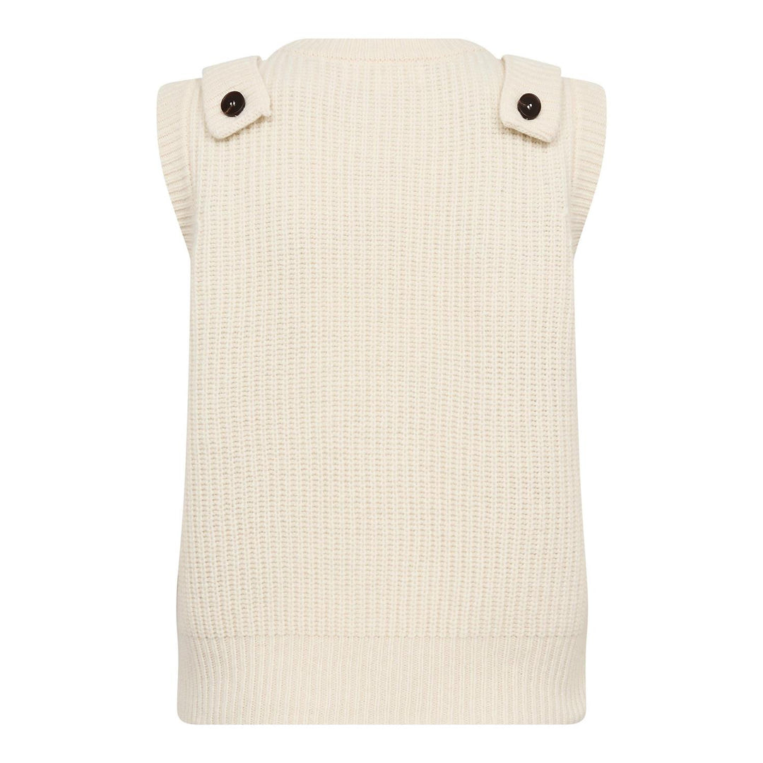 AlviaCC Shoulderstrap Knit Vest, OffWhite