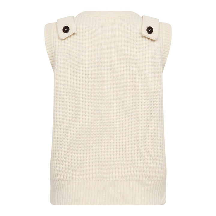 AlviaCC Shoulderstrap Knit Vest, OffWhite
