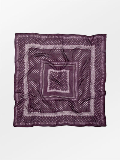 Lacia Tabby Sia Scarf, Fig Red fra BECKSÖNDERGAARD - bilde 5