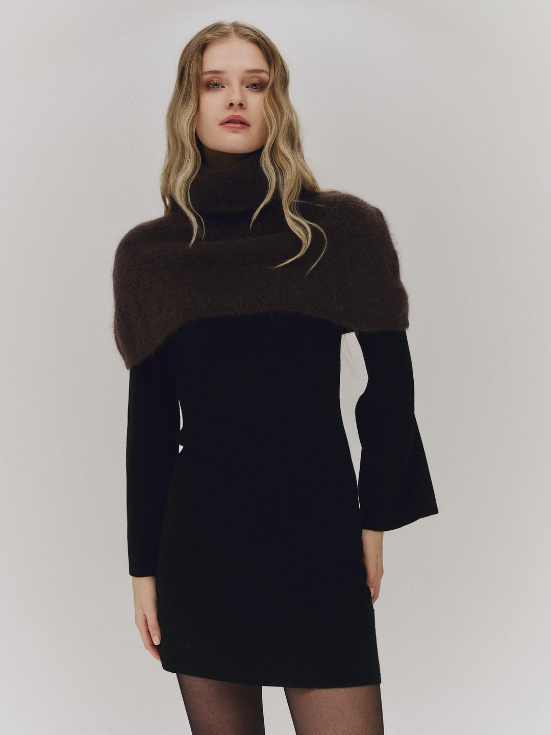 Melina Merino Dress, Black