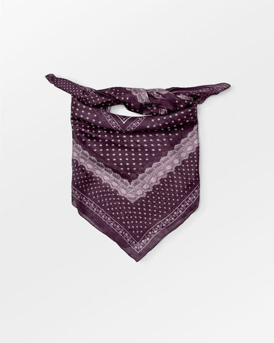 Lacia Tabby Sia Scarf, Fig Red