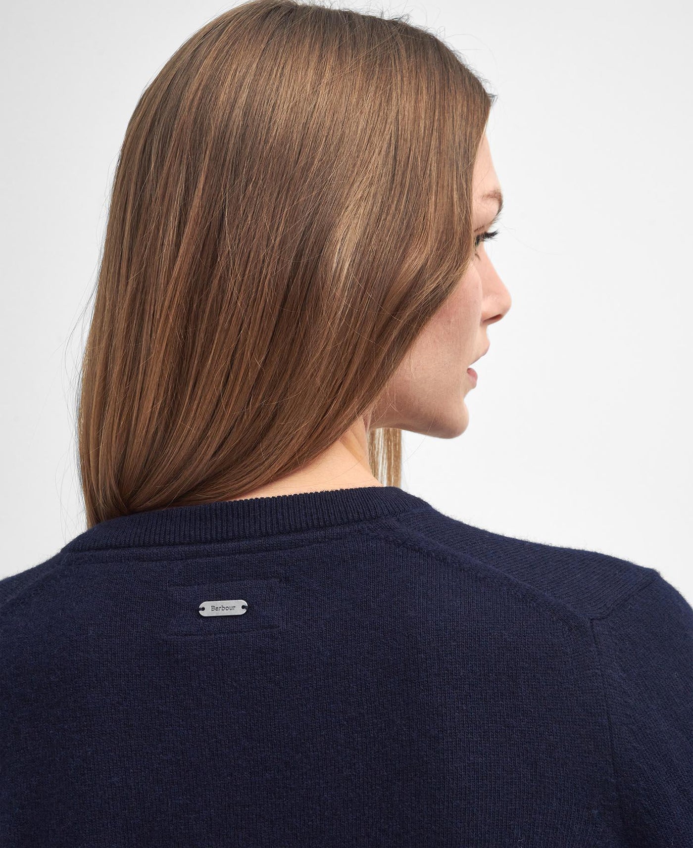 Pendle Knitted Cardigan, Navy fra Barbour - bilde 4