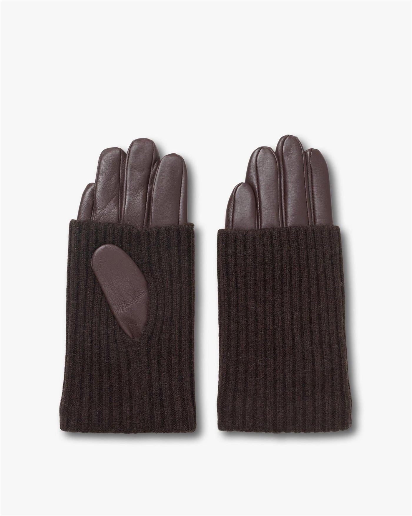Day Leather Knit Glove, Chocolate Plum fra Day ET hos Tråkk Inn