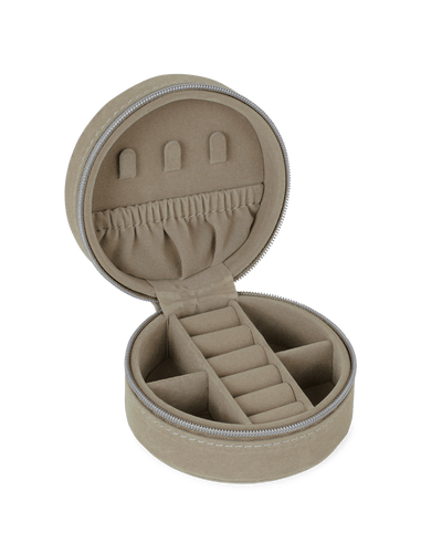 Day Z Jewelry Zip Round, Cobbelstone/Beige