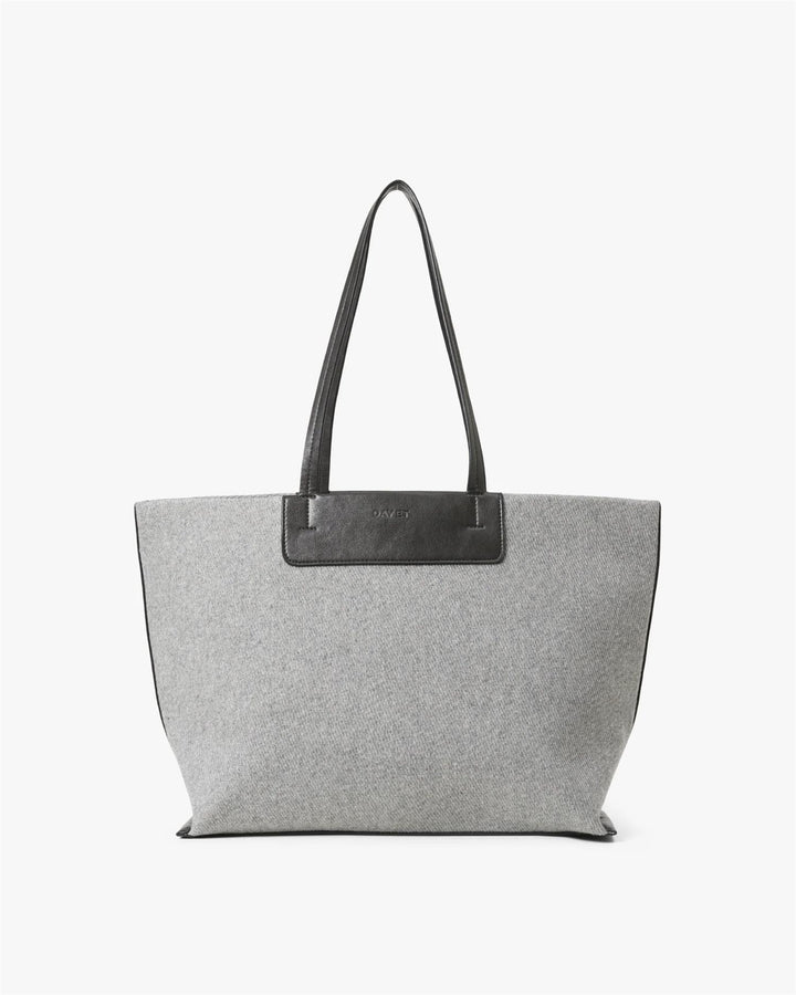 Day Melange Work Bag, Medium Grey Melange