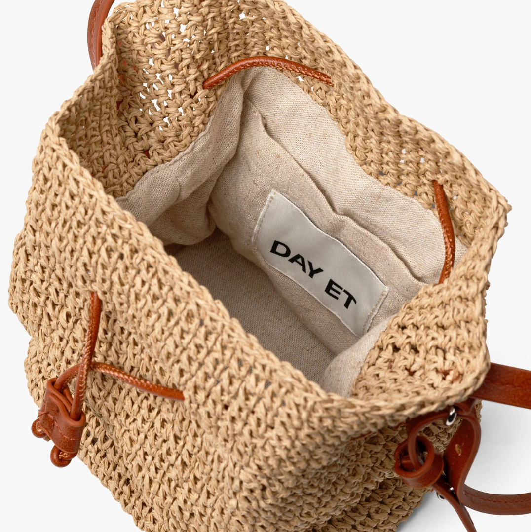 Day ET beige tilbehør veske - innside