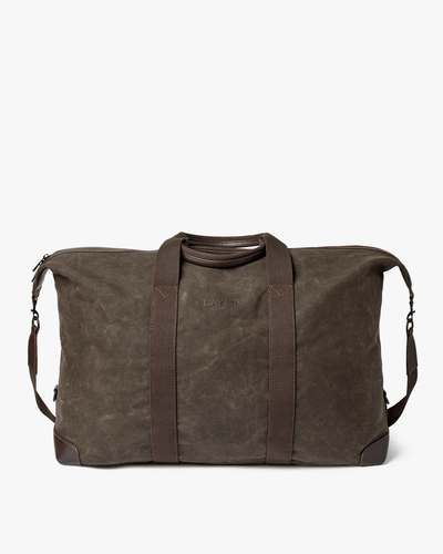 Day Waxed Cotton Holdall Bag, Tarmac
