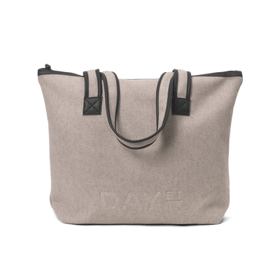 Day Woolen Bag M, Taupe Melange