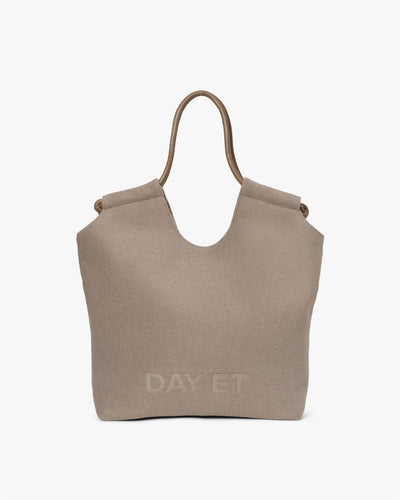 Day Woolen Tote, Chocolate Chip