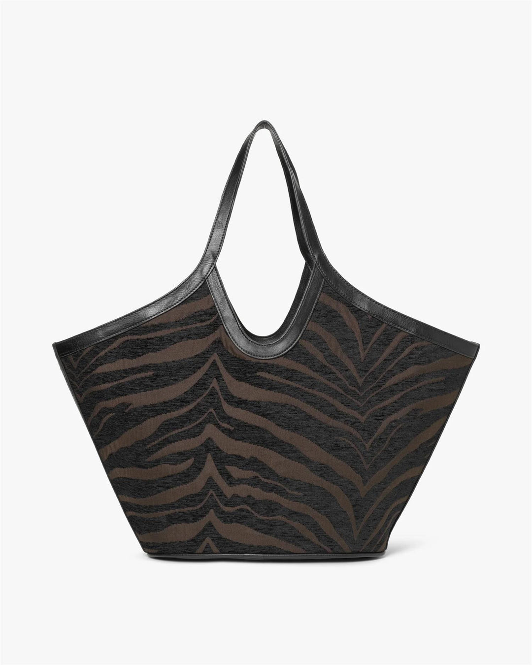 Day Zebra Work Tote, Coffee Bean