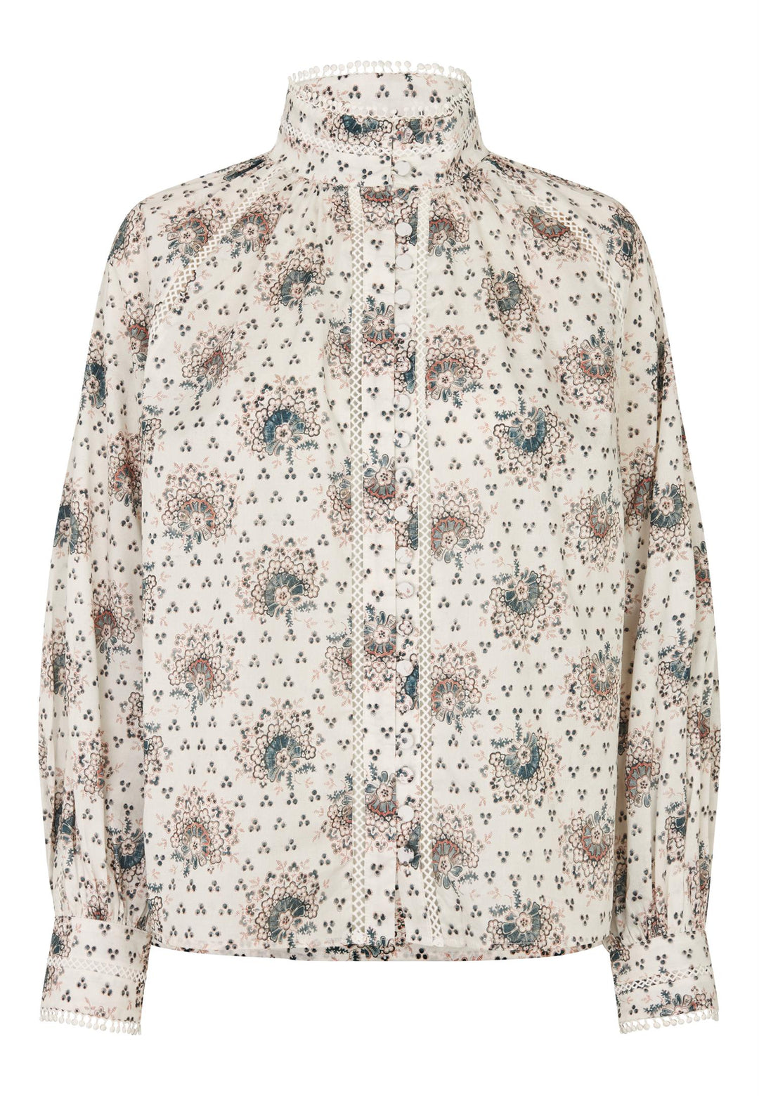 Dea Kudibal kremet bluse - på modell