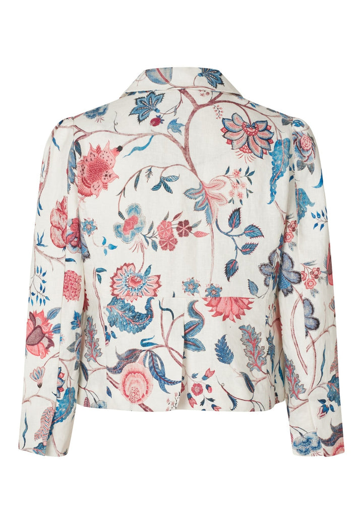 Dea Kudibal hvit jakke blazer - bakfra