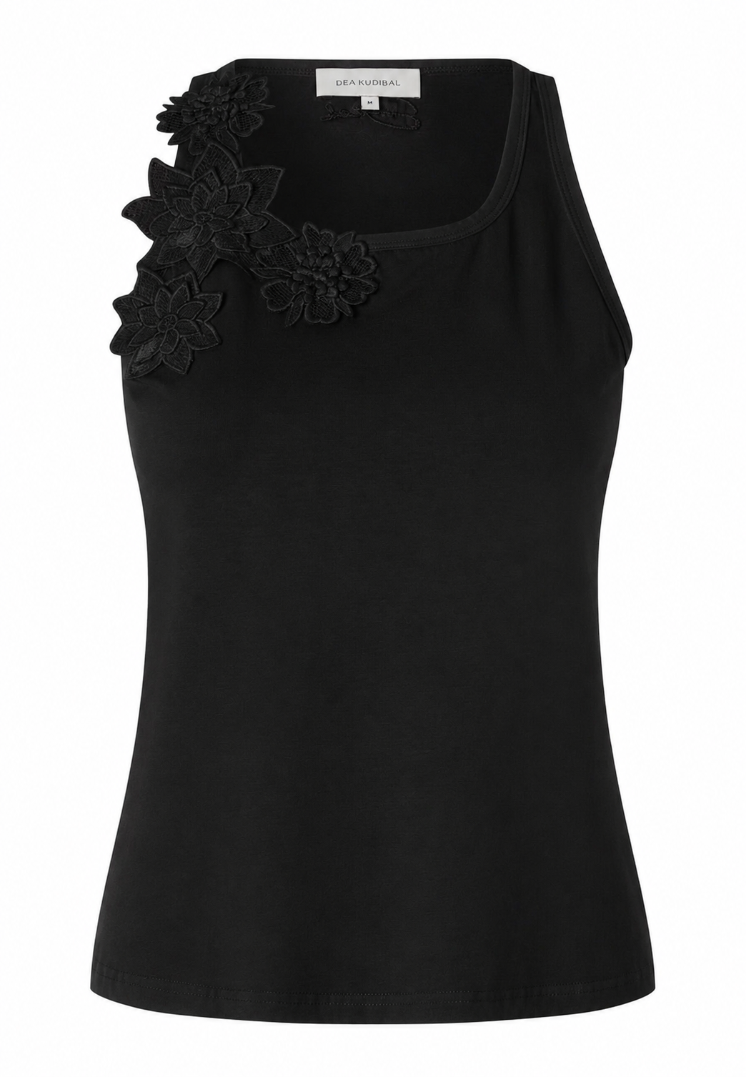 Dea Kudibal svart overdel singlet - forfra