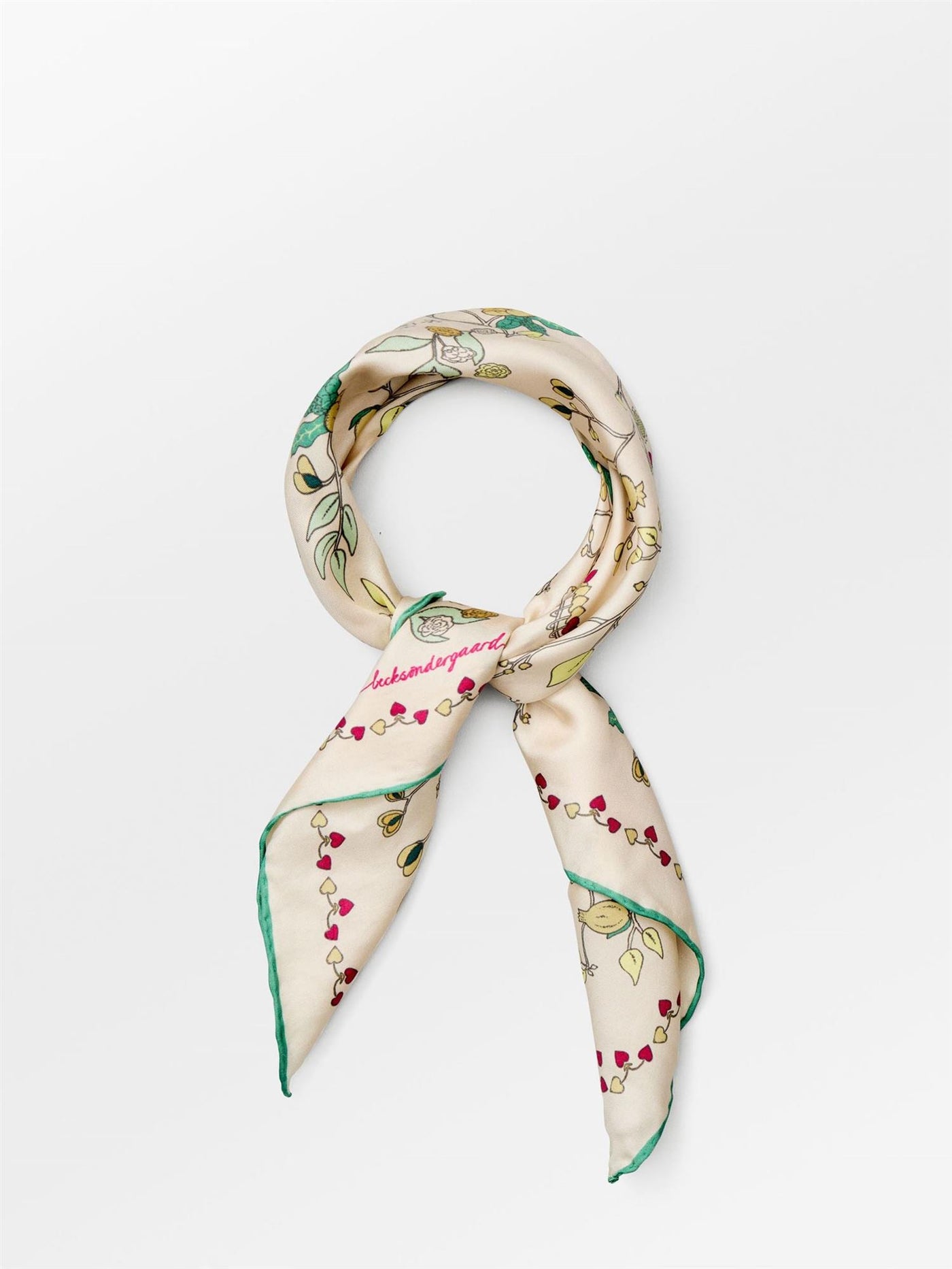 Fairygard Sia Scarf, Birch White fra BECKSÖNDERGAARD hos Tråkk Inn