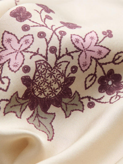 Brodaria Sia Scarf, Birch White fra BECKSÖNDERGAARD - bilde 2