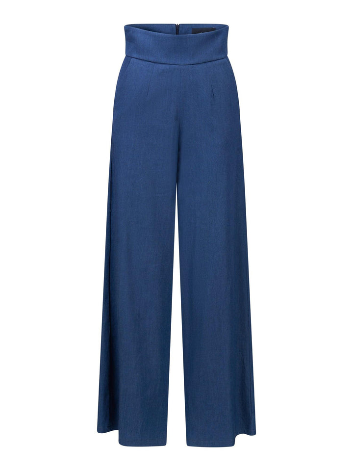 Felicia Tencel Pants, Dark Blue