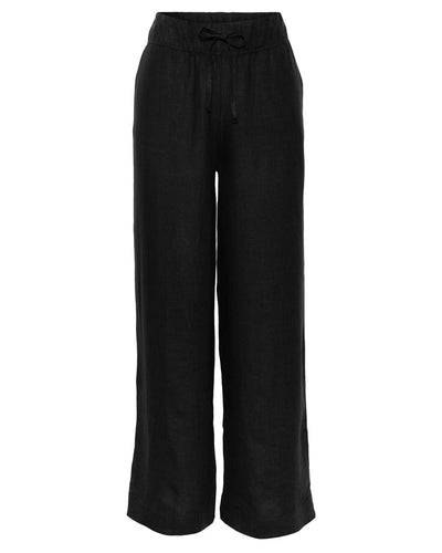 Immi Linen Pants, Black