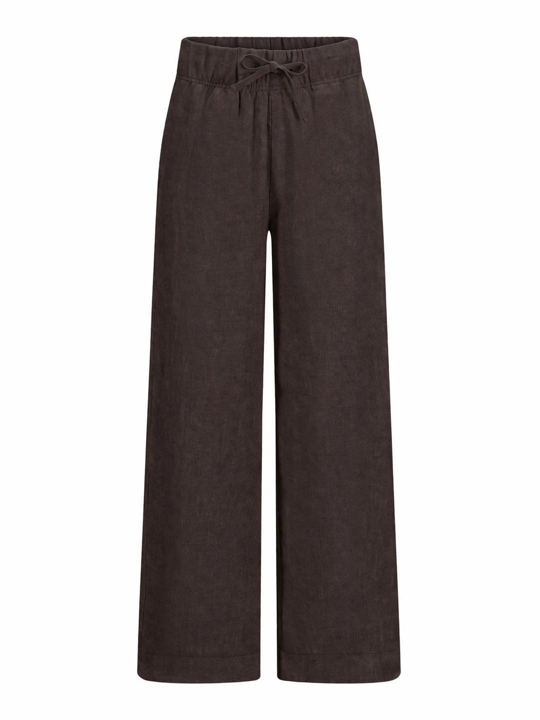 Immi Linen Pants, Dark Brown