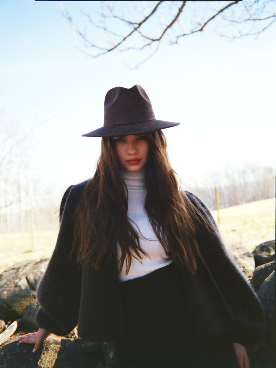 Amelia Chunky Cardigan, Dark Brown fra Ella & il - bilde 2