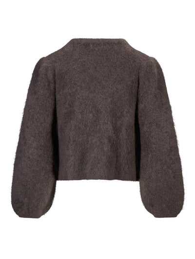 Amelia Chunky Cardigan, Dark Brown fra Ella & il - bilde 3