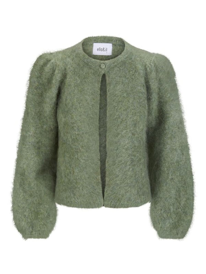 Ella &amp; il salvie grønn cardigan - forfra