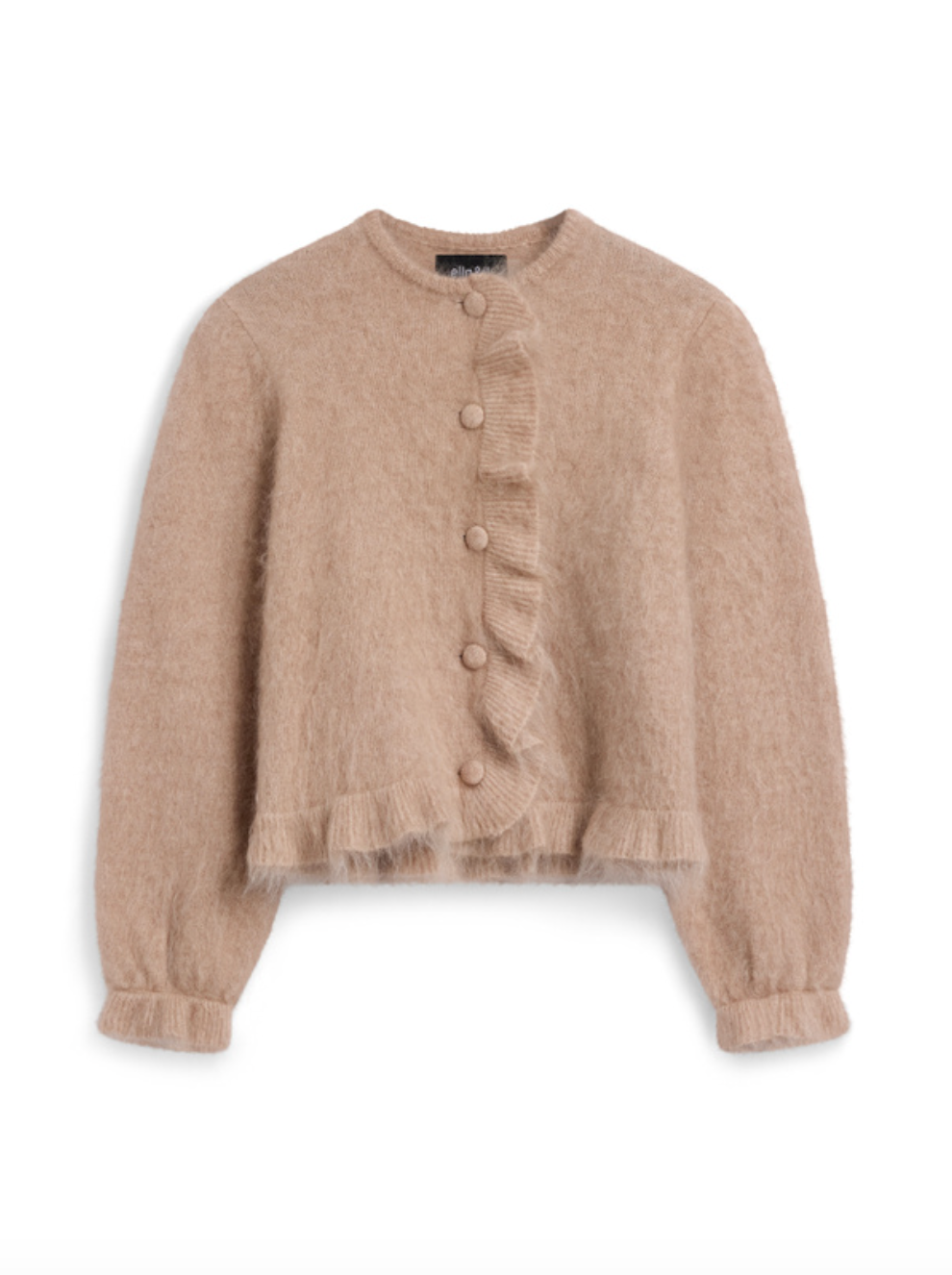 Ana Chunky Cardigan, Hazel Beige