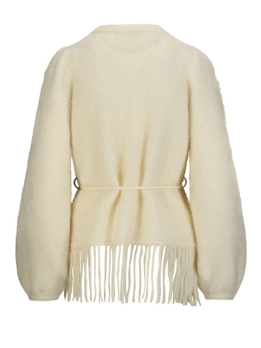 Ella & il kremhvit cardigan - bakfra