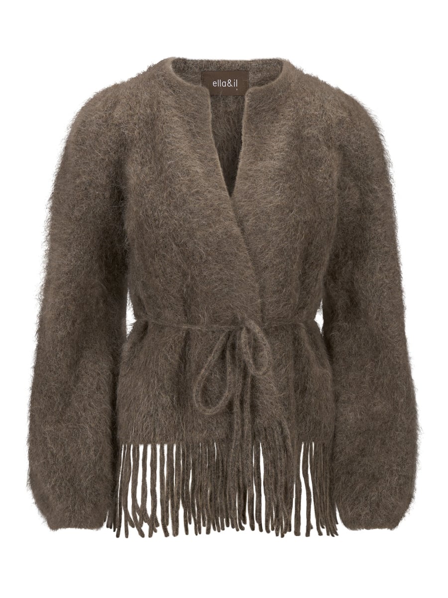 Fidele Chunky Cardigan, Brown