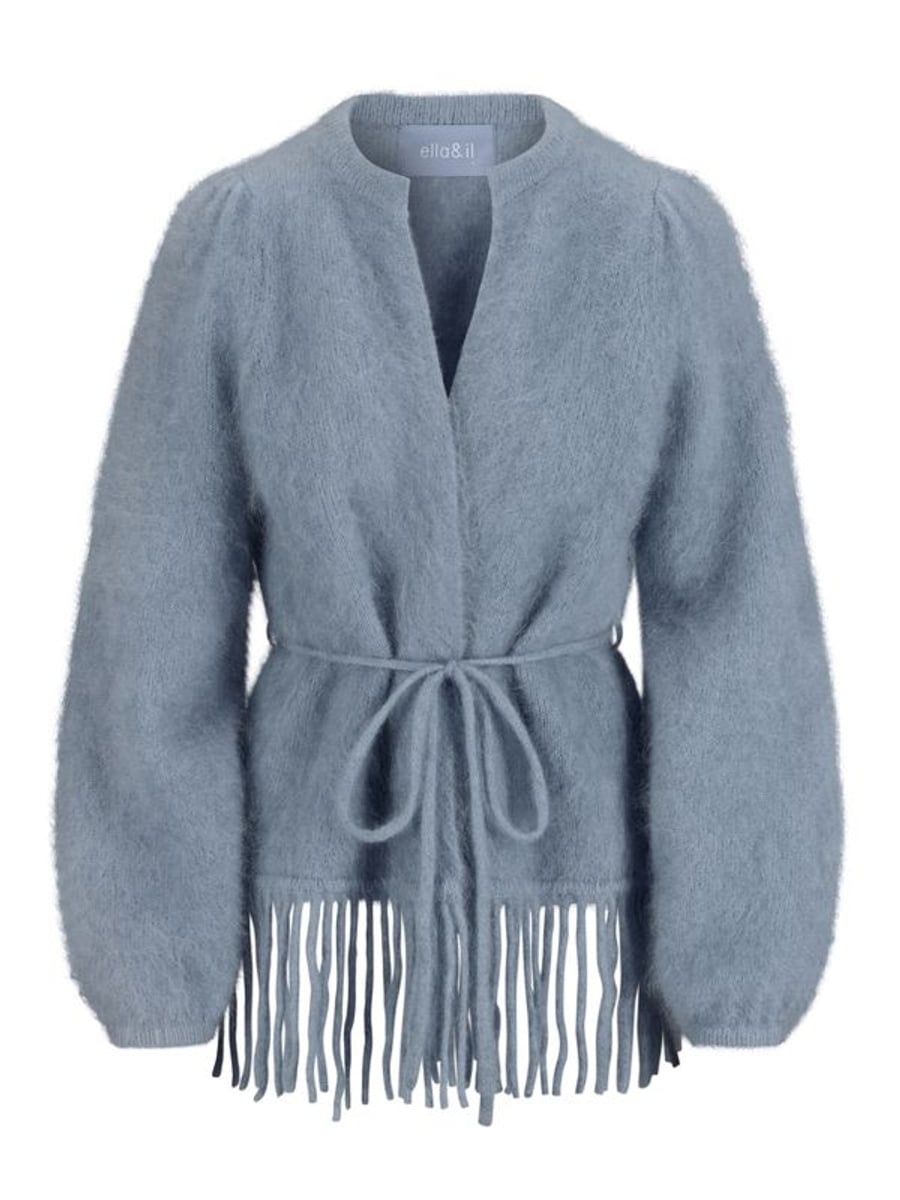 Fidele Chunky Cardigan, Denim Blue
