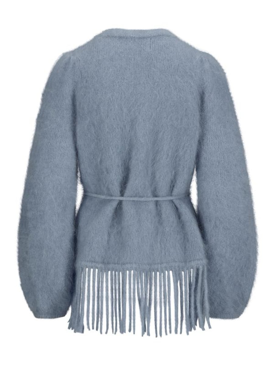 Ella &amp; il denim blå cardigan - bakfra