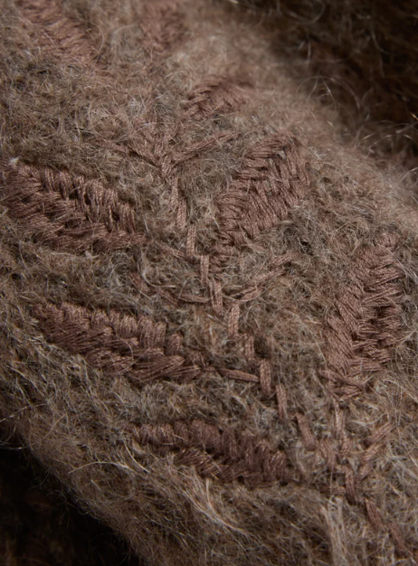 Fiola Chunky Cardigan, Brown