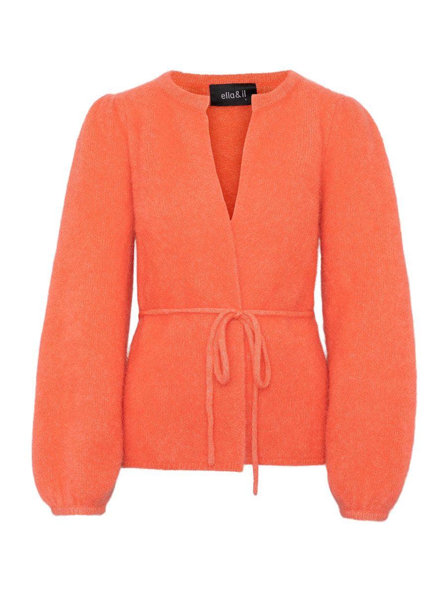 Fredrikke Chunky Cardigan, Orange