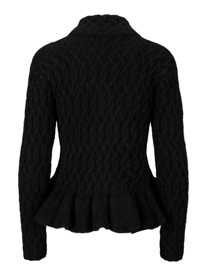 Ella &amp; il svart cardigan - bakfra