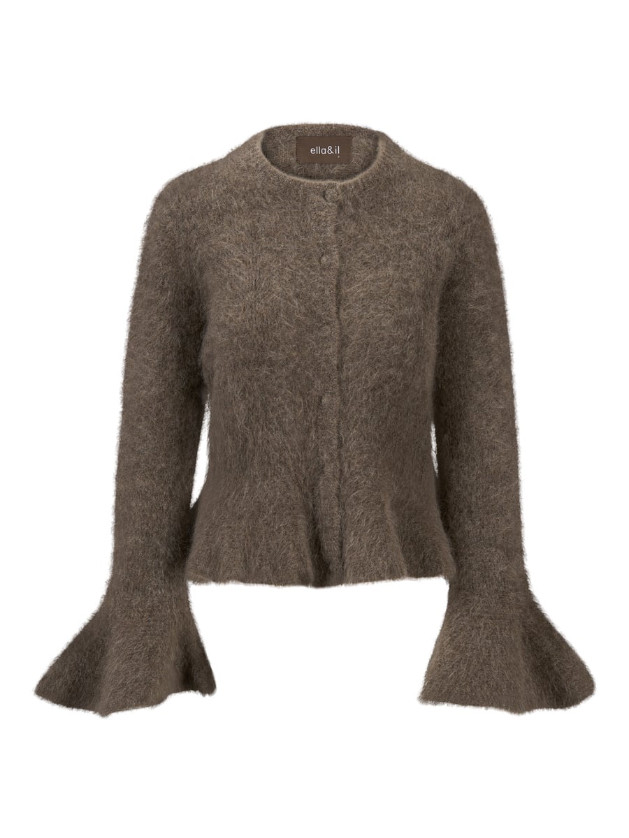 Maren Chunky Cardigan, Brown