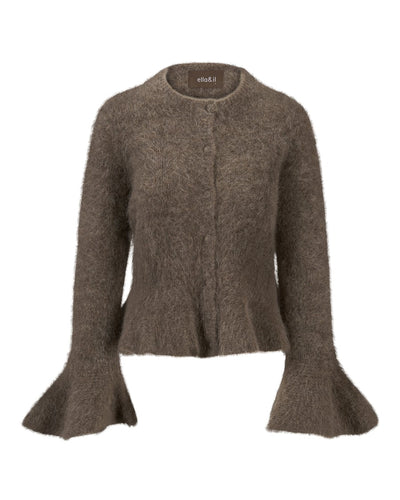 Maren Chunky Cardigan, Brown