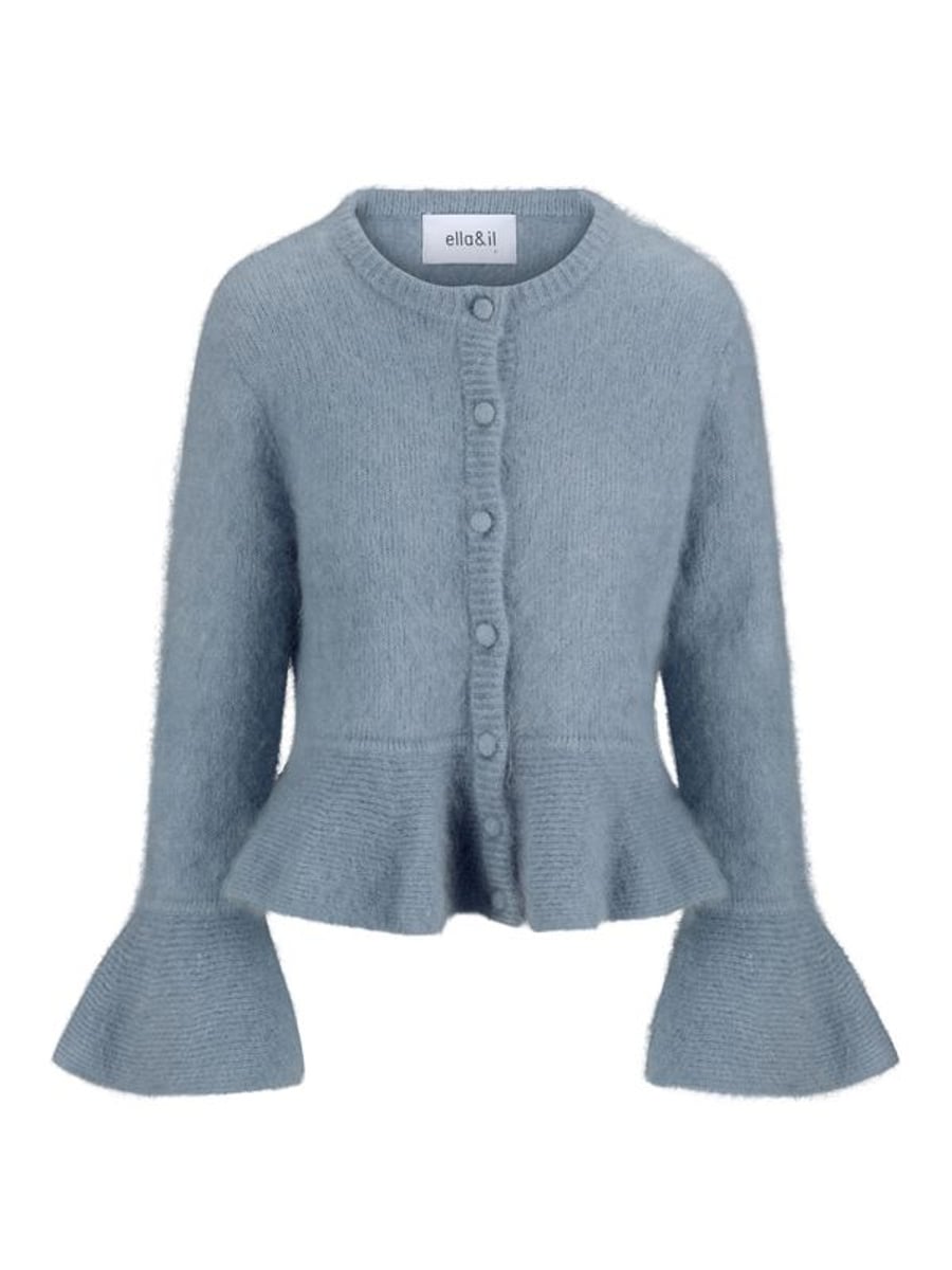 Maren Chunky Cardigan, Denim Blue