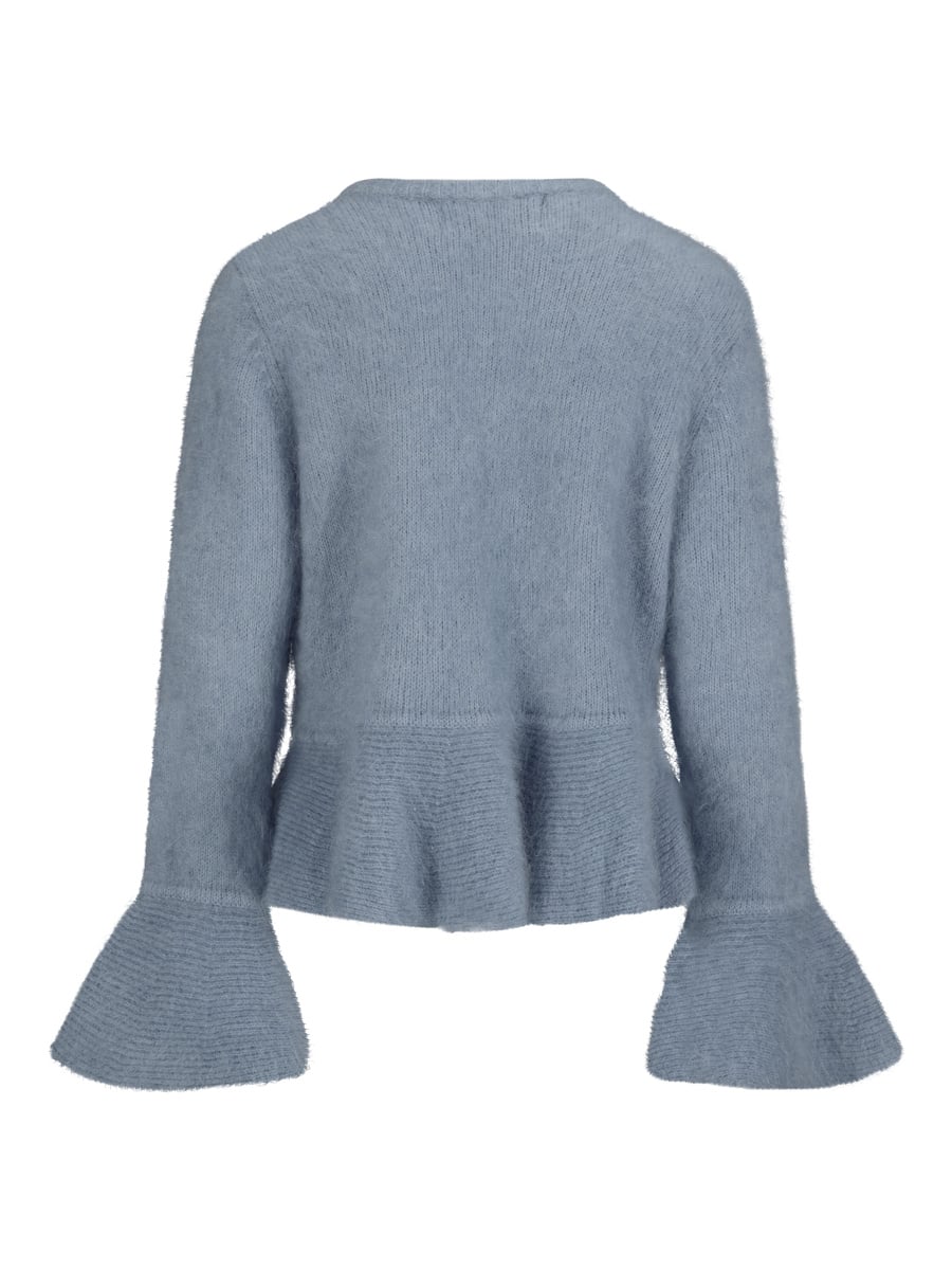 Ella &amp; il denim blå cardigan - bakfra