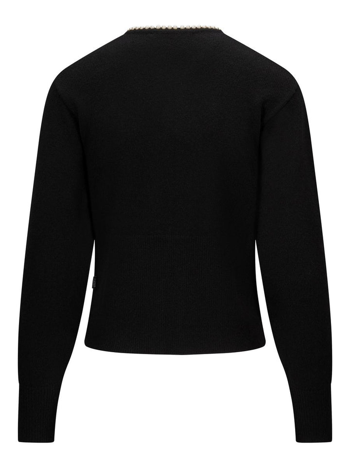 Ella &amp; il svart cardigan - bakfra