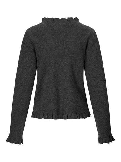 Silje Merino Jacket, Dark grey melange fra Ella & il - bilde 2