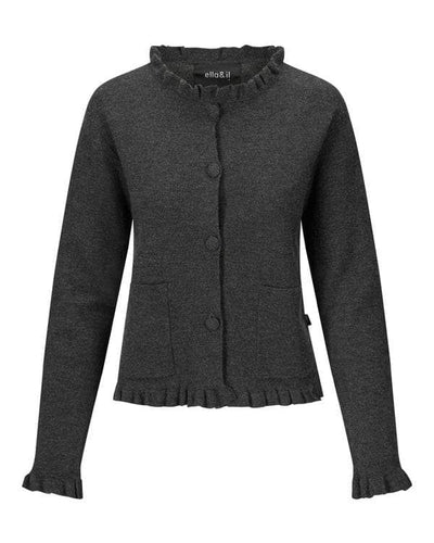 Silje Merino Jacket, Dark grey melange