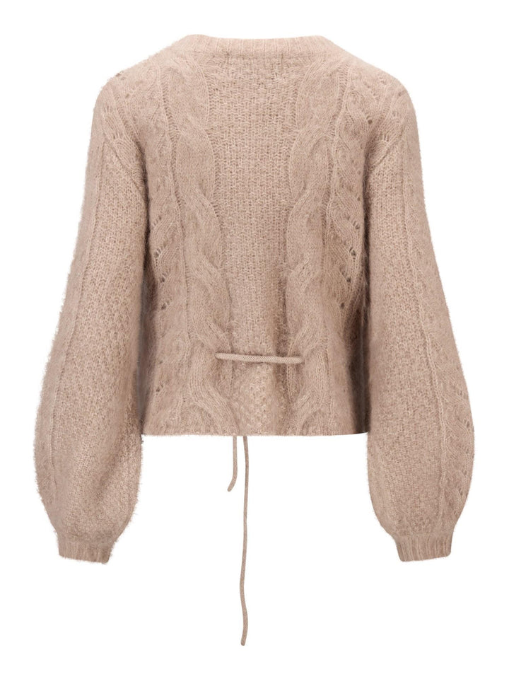 Sophia Chunky Cardigan, Hazel Beige