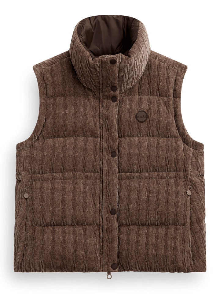 Ninni Down Vest, Brown