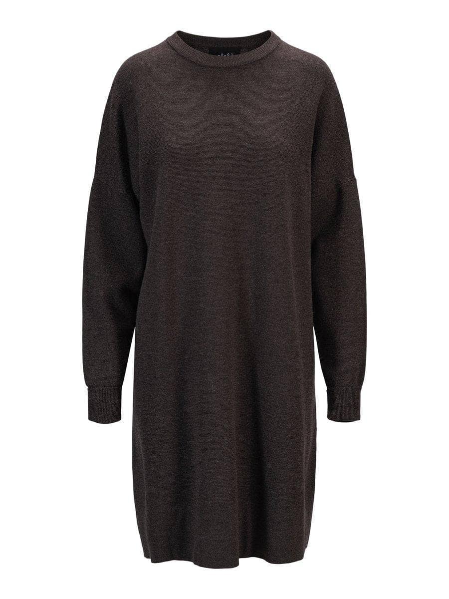 Chanila Merino Dress, Dark Brown Mel