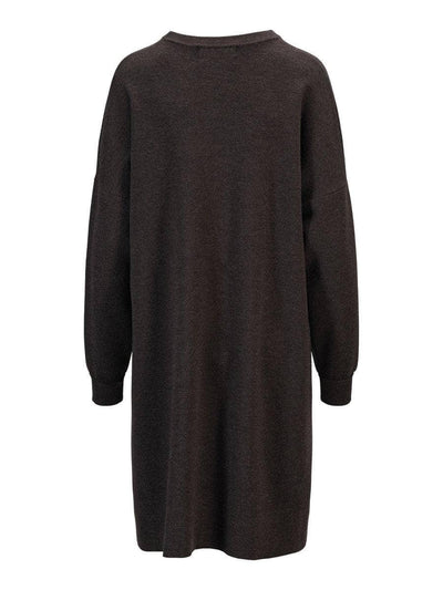 Chanila Merino Dress, Dark Brown Mel