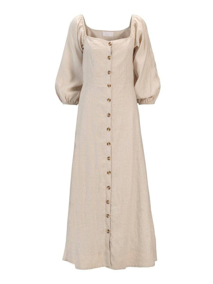 Ella &amp; il beige kjole puffermer - forfra
