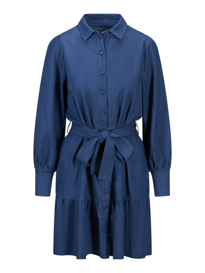 Silja Tencel Dress, Dark blue