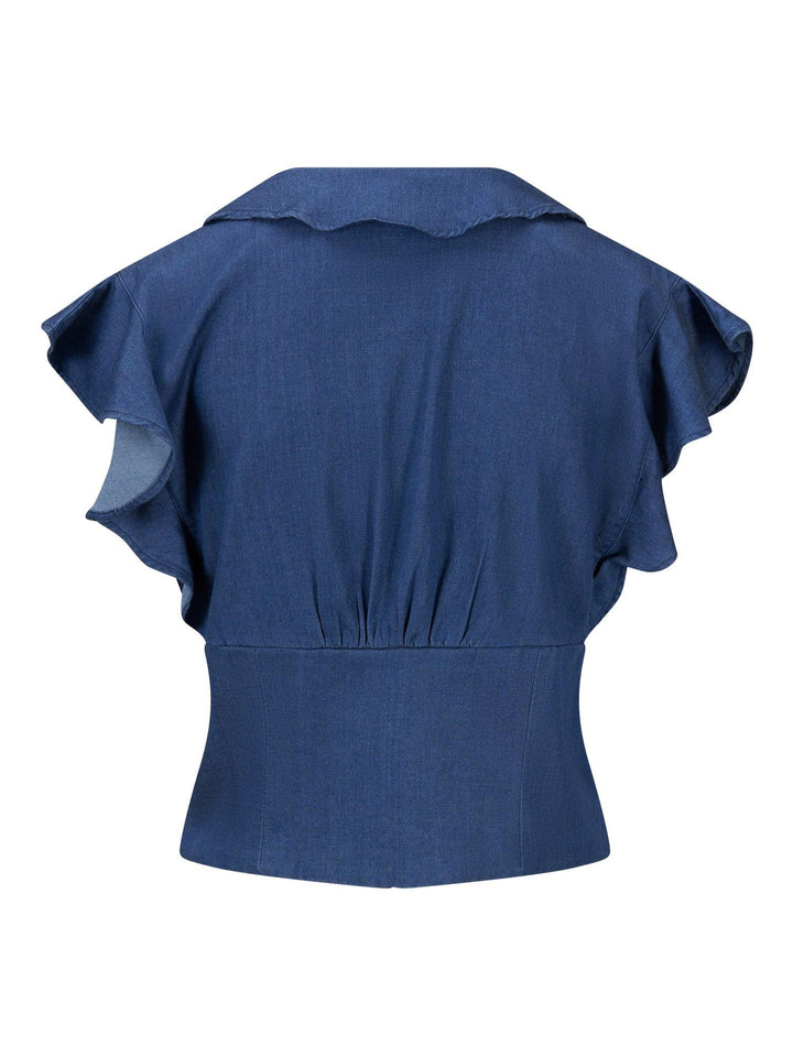 Dita Tencel Top, Dark Blue